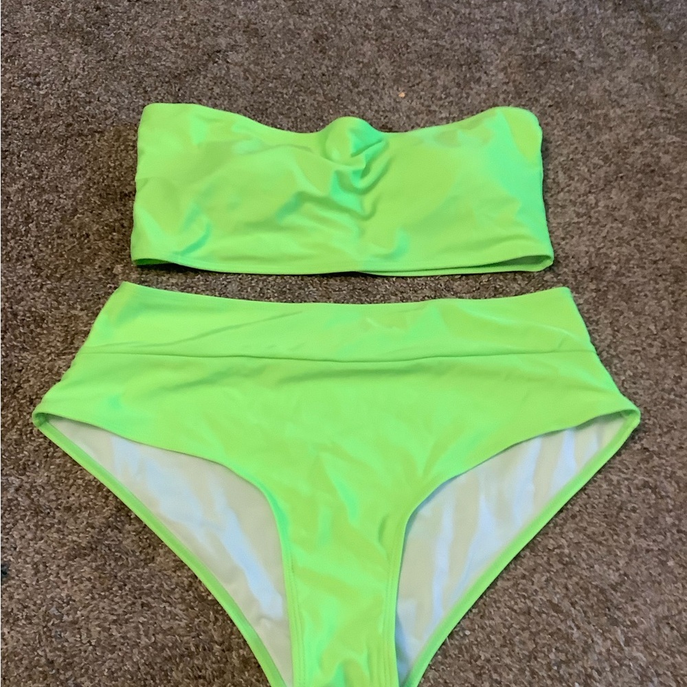 Neon Green Bikini Set